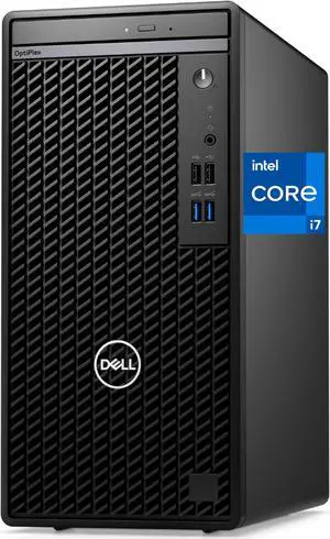Dell Optiplex 7010 Desktop Computer, Intel i7-12700K, 64GB RAM, 2TB NVMe SSD, DisplayPort, DVDRW, HDMI, USB-C, Wi-Fi, BT, Windows 10 Pro, Tower