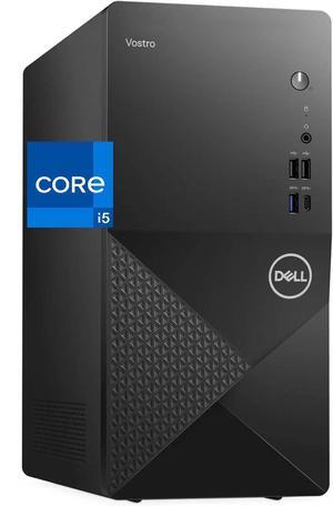 Dell Vostro 3030 Tower Computer - Intel i5-12400, 64GB RAM, 2TB NVMe SSD, Intel UHD Graphics 730, 2-Monitor Support, DisplayPort, HDMI, Bulit in Wi-Fi, BT, Windows 11 Pro - AI Copilot