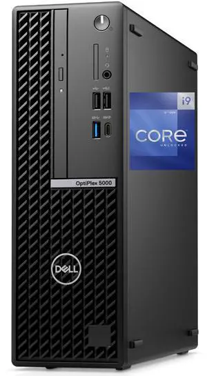 Dell Optiplex 5000 SFF Desktop Computer, Intel i9-12900K, 64GB RAM, 2TB NVMe SSD, Nvidia Quadro T1000 8GB, DVDRW, HDMI, USB-C, Wi-Fi, BT, Windows 11 Pro