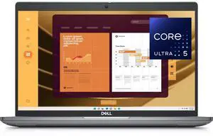 Dell Latitude 5450 Laptop 14" FHD,  Intel Core Ultra 5-135U vPro, 64GB RAM, 2TB NVMe SSD, Webcam, AX Wi-Fi, Bluetooth, Backlit Keyboard, HDMI, USB C- Display Port, Windows 11 Pro, Notebook, Grey