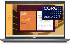 Dell Latitude 5450 Laptop 14" FHD, Intel Core Ultra 7-155U vPro, 16GB RAM, 512GB NVMe SSD, Webcam, Wi-Fi 6E, BT, Backlit Keyboard, Sim Slot,HDMI, USB C- Display Port, Windows 11 Pro, Notebook, Grey Dell Latitude 5450 Laptop 14" FHD, Intel Core Ultra 7-155U vPro, 16GB RAM, 512GB NVMe SSD, Webcam, Wi-Fi 6E, BT, Backlit Keyboard, Sim Slot,HDMI, USB C- Display Port, Windows 11 Pro, Notebook, Grey
