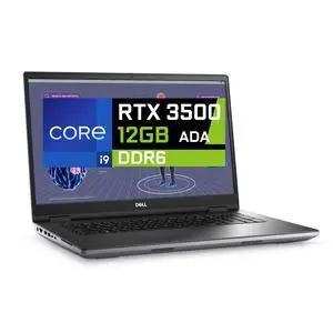 Dell Precision 7780 Mobile Workstation 17.3" FHD Laptop, Intel Core i9-13950HX, 128GB RAM, 1TB NVMe SSD, NVIDIA RTX ADA 3500 12GB, HDMI, USB-C, Wi-Fi, BT - Windows 11 Pro - AI Copilot, Grey Dell Precision 7780 Mobile Workstation 17.3" FHD Laptop, Intel Core i9-13950HX, 128GB RAM, 1TB NVMe SSD, NVIDIA RTX ADA 3500 12GB, HDMI, USB-C, Wi-Fi, BT - Windows 11 Pro - AI Copilot, Grey