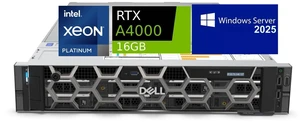Dell Precision 7920 Rack Server, Dual Intel Xeon Platinum 8260 (48 Cores Total), 512GB RAM, 4x 4TB 2.5" SSD, Raid 5, Nvidia RTX A4000 16GB, Windows Server 2025, High-Performance PC Workstation Dell Precision 7920 Rack Server, Dual Intel Xeon Platinum 8260 (48 Cores Total), 512GB RAM, 4x 4TB 2.5" SSD, Raid 5, Nvidia RTX A4000 16GB, Windows Server 2025, High-Performance PC Workstation