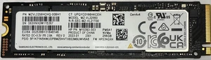 HP PM9A1 256GB PCIe 4.0 x4 NVMe M.2 2280 Internal Solid State Drive (MZVL2256HCHQ-00BH1) Samsung HP PM9A1 256GB PCIe 4.0 x4 NVMe M.2 2280 Internal Solid State Drive (MZVL2256HCHQ-00BH1) Samsung
