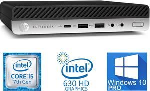 HP EliteDesk 800 G3 Mini PC, Intel Core i5-7500T Upto 3.3GHz, 16GB RAM, 1TB  SSD, VGA, 2X DisplayPort, Windows 10 Pro (Renewed)