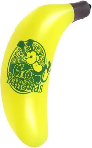 Treasure Gurus 40" Large Inflatable Banana Swimming Pool Water Float Blow Up Toy Party Favor Novelty Prop