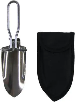 Treasure Gurus Small Metal Folding Garden Trowel Pouch Outdoor Camp Gardening Shovel Survival  Hand Tool
