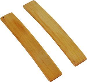 Treasure Gurus New Solid Pair of Maple Wood Bones Folk Musical Wooden Spoons Rhythm Instrument