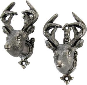 Buck Deer Wall Mount Weapon Hooks
