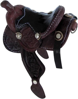 Authentic Real Leather Western Saddle Keychain Authentic Real Leather Western Saddle Keychain