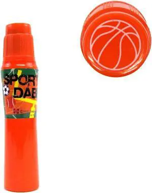 Treasure Gurus Fast Dry Orange Basketball Bingo Dauber Bright Ink Sports Dot Art Dabber Vibrant Color Marker