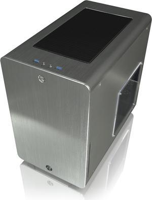 RAIJINTEK STYX Silver, Alu Micro-ATX Case, Compatible With Regular ATX Power Supply, Max. 280mm VGA Card, 180mm CPU Cooler, Max. 240mm Radiator Cooling On Top With A Drive Bay For Slim DVD On Side