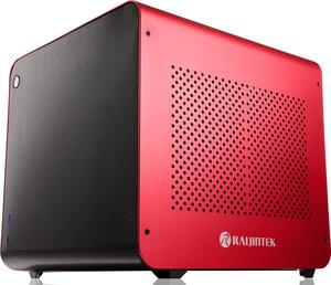 METIS EVO RED ALS, an Alu. ITX case with solid panel, is designed to fulfill the smallest case built with ultra high air flow to solve all thermal issue of SFF chassis, 200mm fan option at front.