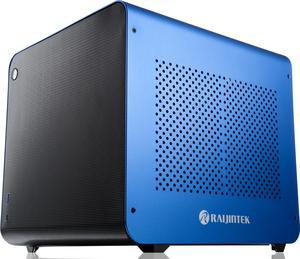 METIS EVO BLUE ALS, an Alu. ITX case with solid panel, is designed to fulfill the smallest case built with ultra high air flow to solve all thermal issue of SFF chassis, 200mm fan option at front.