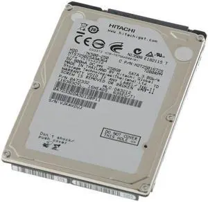 HITACHI 250GB 7200RPM 2.5" LAPTOP HARD DRIVE BARE DRIVE  HTS725025A9A364
