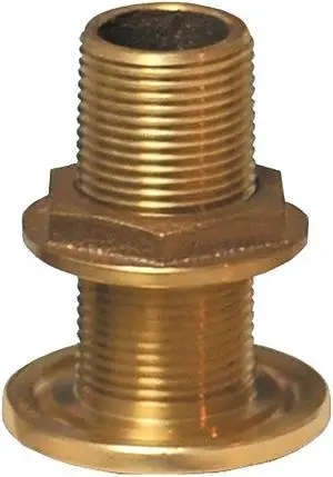 GROCO 1 BRONZE THRU-HULL FITTING WITH NUT