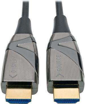 Tripp Lite Fiber Optic HDMI 2.0 (Active HDMI Cable), High Speed HDMI Cable, 4K, 60Hz, 4:4:4, 18 Gbps, 20 m. (65 ft.) Black (P568-20M-FBR)