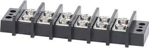 Blue Sea 2606 Terminal Black 65AMP - 6 Circuit Blue Sea 2606 Terminal Black 65AMP - 6 Circuit
