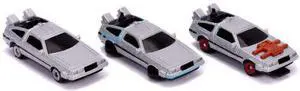 Jada Toys Back to the Future - Nano Hollywood Rides - Die-Cast Time Machine 3-Pack - 31583 Jada Toys Back to the Future - Nano Hollywood Rides - Die-Cast Time Machine 3-Pack - 31583