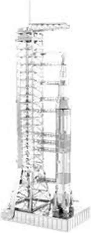 Ap0llo Staurn V With Gantry Metal Earth Kit