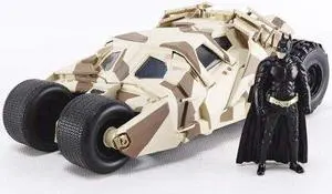 "The Dark Knight" Batmobile w/ Batman Diecast Figure Camouflage Version "DC Comics" Series 1/24 Diecast Car by Jada