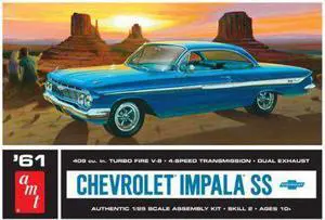 61 Chevy Impala Ss Model Car Kit