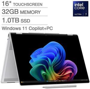 HP Omnibook 7 Flip 2-in-1 Newest Gen Laptop: Intel Core Ultra 7 258V Processor, 16" 3K OLED Touchscreen Display, 32GB DDR5 RAM, 1TB SSD, HP Pen Included, Windows 11