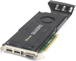 3GB HP 700104-001 Quadro K4000 GDDR5 PCI Express 2.0 x16 2x Displayports DVI Graphic Card