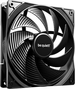 Pure Wings 3 | 140mm PWM Case Fan | High Performance Cooling Fan | Compatible with Desktop | Low minimum rpm | Low Noise | Black | BL108