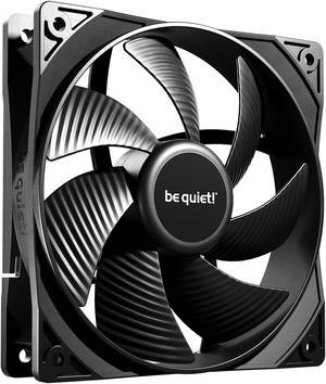 Pure Wings 3 | 120mm PWM High Speed Case Fan | High Performance Cooling Fan | Compatible with Desktop | Low minimum rpm | Low Noise | Black | BL106