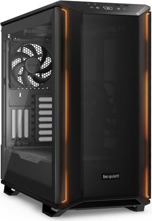 be quiet! Dark Base 701 Mid Tower PC Case | Mesh Front | Airflow Optimized | 3 Pre-Installed Silent Wings 4 Fans | ARGB Lighting with Controller | Tempered Glass | PWM and ARGB Hub | Black