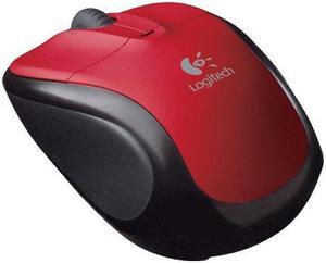 Logitech V220 Cordless Optical Mouse for Notebooks (Scarlet Red)