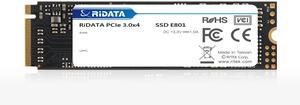 RiDATA E801 128GB NVMe M.2 PCIe Gen3x4 2280 SSD Internal Solid State Drive 3D NAND Read Upto 1800MB/s Write Upto 600MB/s High-speed PCIe technology - Enhanced by LDPC coding