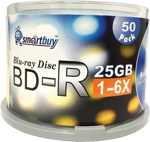 Smartbuy 6X BD-R 25GB Logo Top Video Audio Photo Data Recordable Disc