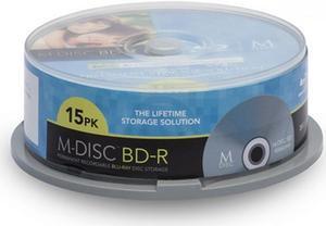 15 Pack Millenniata M-Disc DVD 4.7GB 4X HD 1000 Year Permanent