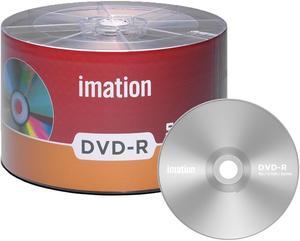 Imation DVD-R 16X 4.7GB/120Min Branded Logo Blank Media Recordable Data Disc (50 Pack)