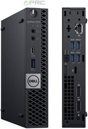 Dell OptiPlex 7070 5070 Micro Desktop PC - 9th Gen Intel i7-9700T 8-Cores 2.0GHz 16 GB DDR4 512 GB SSD WiFi BT Windows 10 Pro