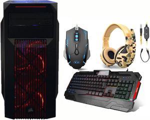 HP RGB Gaming Desktop PC, Intel Quad I7 up to 3.8Ghz,GeForce GTX 1660 Super  6G GDDR6, 16G, 1TB SSD, WiFi, BT 5.0, RGB Keyboard & Mouse, W10P64