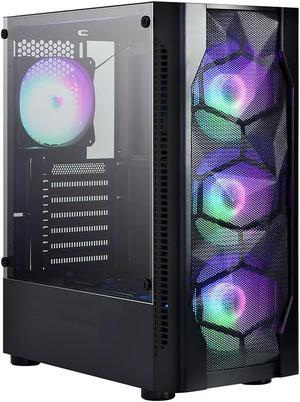 Custom Built PRC AMD Ryzen RX Gaming Desktop PC AMD Ryzen 5 5600X 3.7GHz 6-Core Processor RX 6400 4GB GDDR6 Graphics 16GB DDR4 RAM 256GB Solid State Drive Wi-Fi Windows 10 Professional