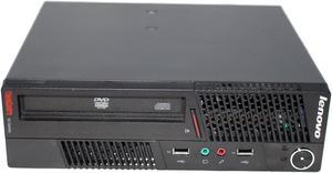 Lenovo ThinkCentre M90p(3853) USFF Desktop Intel Core i5-650 3.20GHz Dual Core 8GB DDR3 SDRAM 750GB HD DVD-RW Microsoft Windows 7 Professional 64-bit