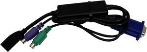 Genuine Dell KVM PS2 VGA Ethernet Interface Pod Cable RF511 N3970 G8717