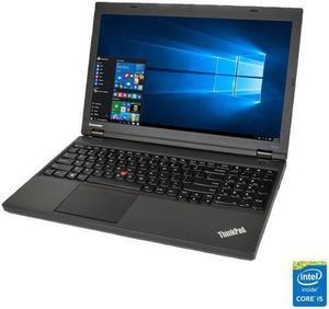 Lenovo ThinkPad T540P 15.6" LED Notebook Laptop Intel Core 4th Gen i5-4200M  16 GB DDR3 RAM 256 GB SSD DVD-RW Webcam WiFi Bluetooth Windows 10 Professional 64-bit