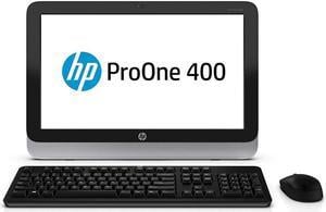 HP ProOne 400 G1 All-in-One LED 19.5" 1600 x 900 (HD+) Resolution - 4th Gen Intel Core i5-4570T 2.9 GHz 8GB DDR3 RAM 1TB SSD DVD-RW Webcam Windows 10 Pro 64-Bit