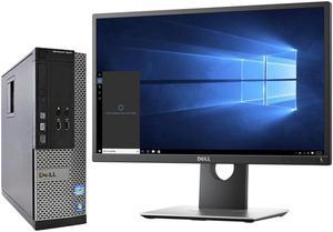 Dell OptiPlex SFF Desktop with Dell 22" Professional Series P2217 LED Monitor - Intel Core i7-3770 3.40GHz 4GB RAM 1TB HD DVD-RW DVD-RW WiFi HDMI Windows 10 Pro