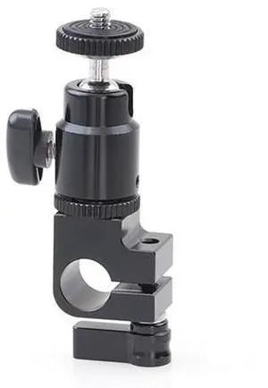 SMALLRIG DSLR Camera Hot Shoe Mount + 15mm Single Rod Clamp 805