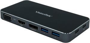 VisionTek Canada 901226 USB C Dock with up to 100W PD