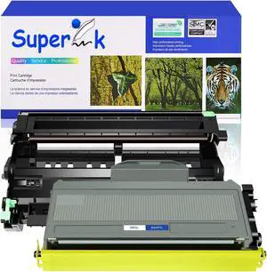 SuperInk 2 Pack Compatible for Brother DR360 Drum Unit TN360 Toner Cartridge (1 Drum,1 Toner) use in DCP-7030 DCP-7040 HL-2140 HL-2150N HL-2170W MFC-7340 MFC-7840W MFC-7440N MFC-7345N Printer