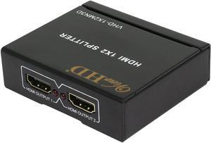 2 Port 1x2 Powered HDMI 1 in 2 Out Mini Splitter for 1080P & 3D | Model: VHD-1X2MN3D
