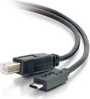 C2G USB Cable, USB 2.0 Cable, USB C to B Cable, Black, 10 Feet (3.04 Meters), Cables to Go 28860 C2G USB Cable, USB 2.0 Cable, USB C to B Cable, Black, 10 Feet (3.04 Meters), Cables to Go 28860