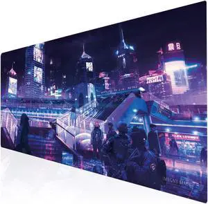 Imegny Large Gaming Mouse Pad, Extended XXL Desk Pad & Non-Slip Rubber Mat for Mice and Keyboard with Stitched Edges (90x40 zisecity006) Imegny Large Gaming Mouse Pad, Extended XXL Desk Pad & Non-Slip Rubber Mat for Mice and Keyboard with Stitched Edges (90x40 zisecity006)